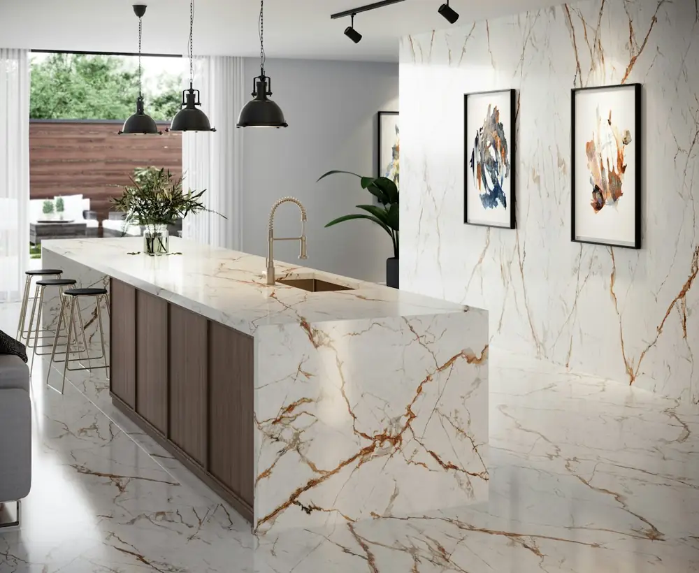 Realizacja z płyty Dekton® Awake-XGloss