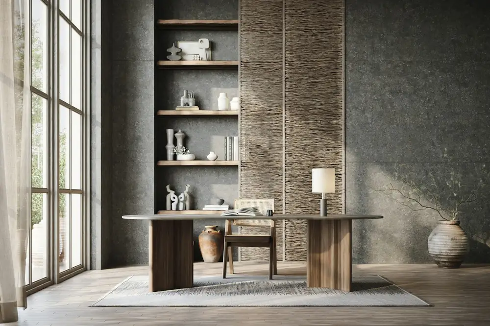 Realizacja z płyty Dekton® Grafite