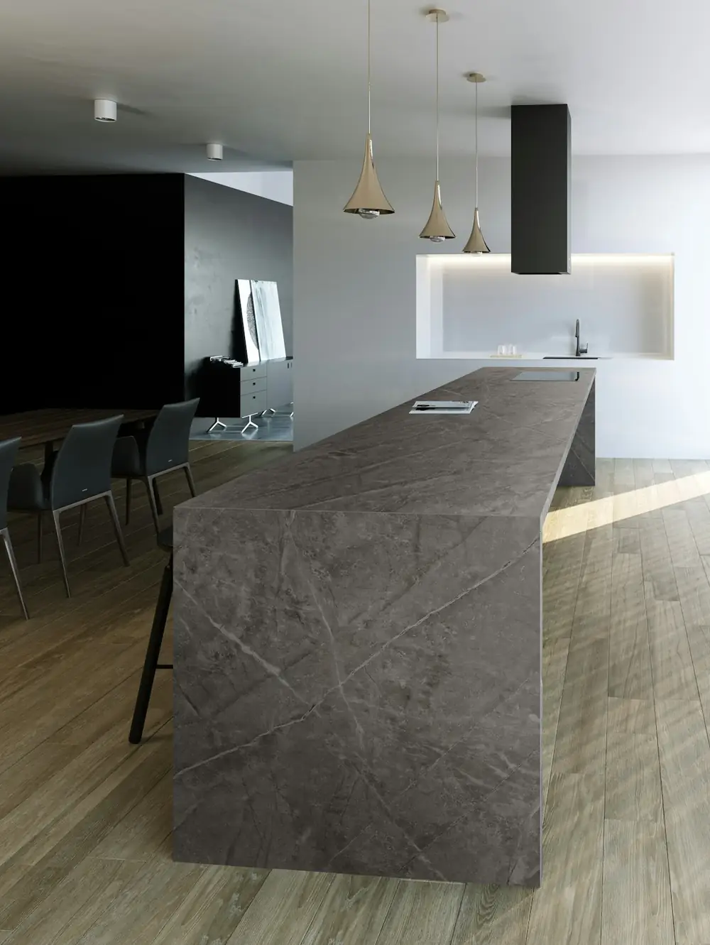 Realizacja z płyty Dekton® Kira