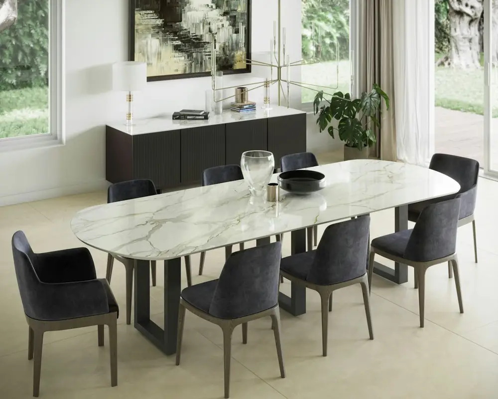 Realizacja z płyty Dekton® Lucid XGloss