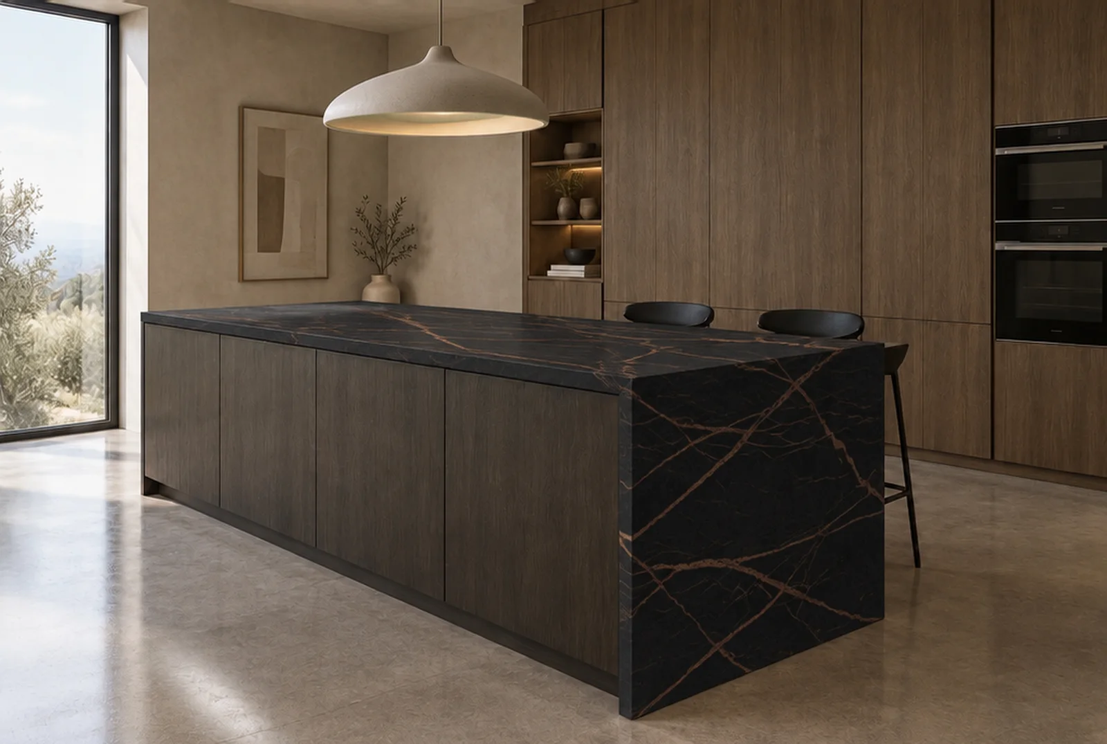 Kuchynský ostrovček s doskou Dekton® Laurent